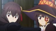 Yunyun and Megumin in KonoSuba: An Explosion on This Wonderful World! (Image via Studio Deen)